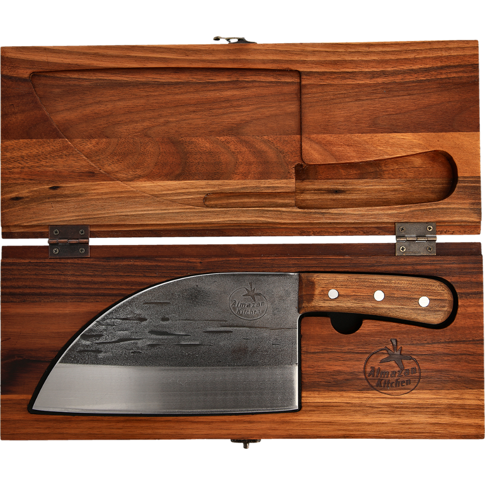 Almazan Kitchen Originalni Srpski Nož u drvenoj kutiji